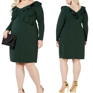 🆕️➕ Love Squared 💜 Long Sleeve Ruffle Dress